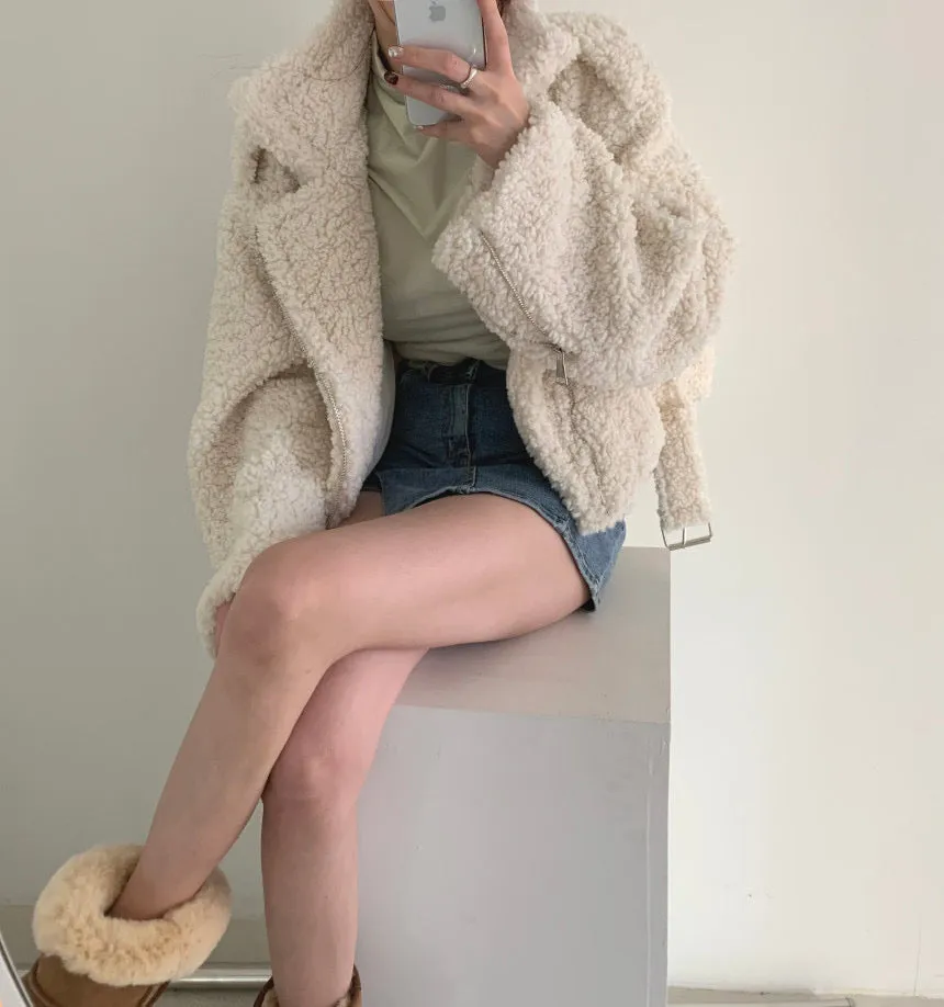 Denim Side Slit Skorts