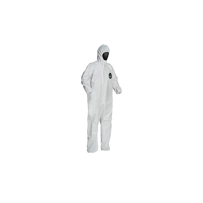 DuPont NB125S-EA ProShield 50 Microporous Film Hooded Coveralls, Case of 25