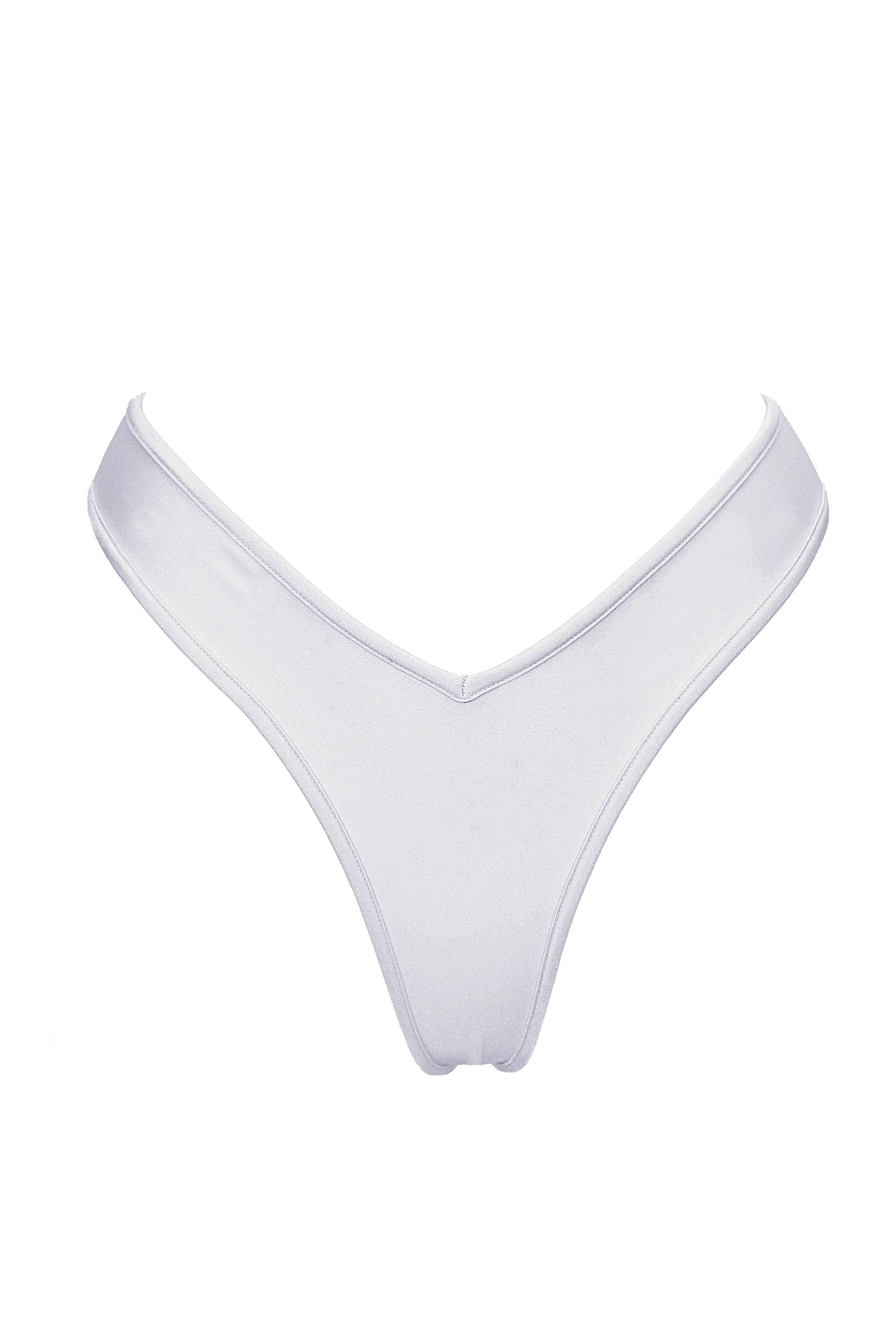 High-Cut Bikini Bottom / LULY WHITE