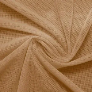 Latte Classic Power Mesh 4 Way Stretch Fabric
