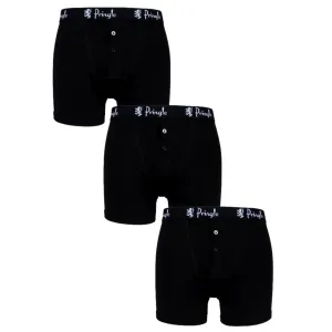 Pringle William Boxer Trunks 3 Pack Black
